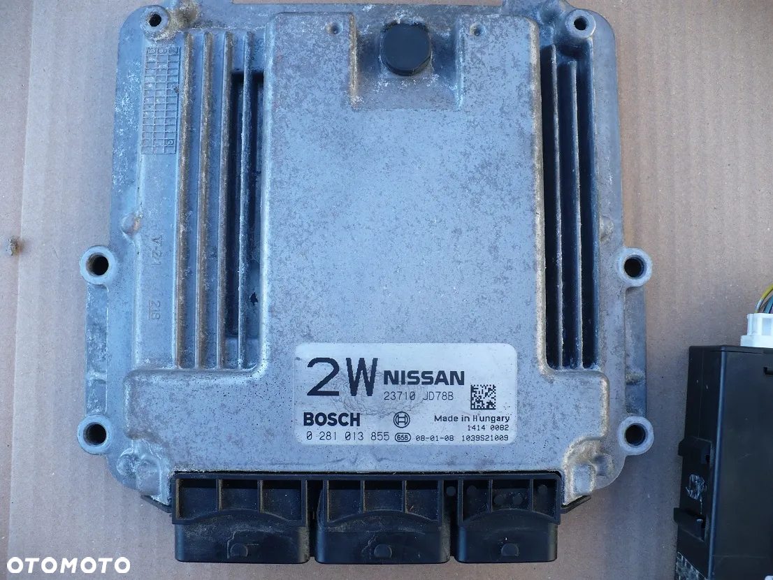 QASHQAI J10 2.0DCI STEROWNIK silnika 23710JD78B ZESTAW - 2