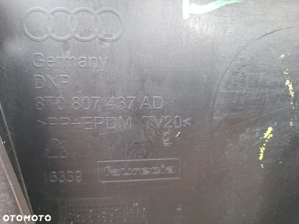 AUDI A5 LIFT 12-15r 8T0 ZDERZAK PRZÓD PRZEDNI+ORYG BLACK GRILL 8T0807437AD WYSYŁKA 24H - 16