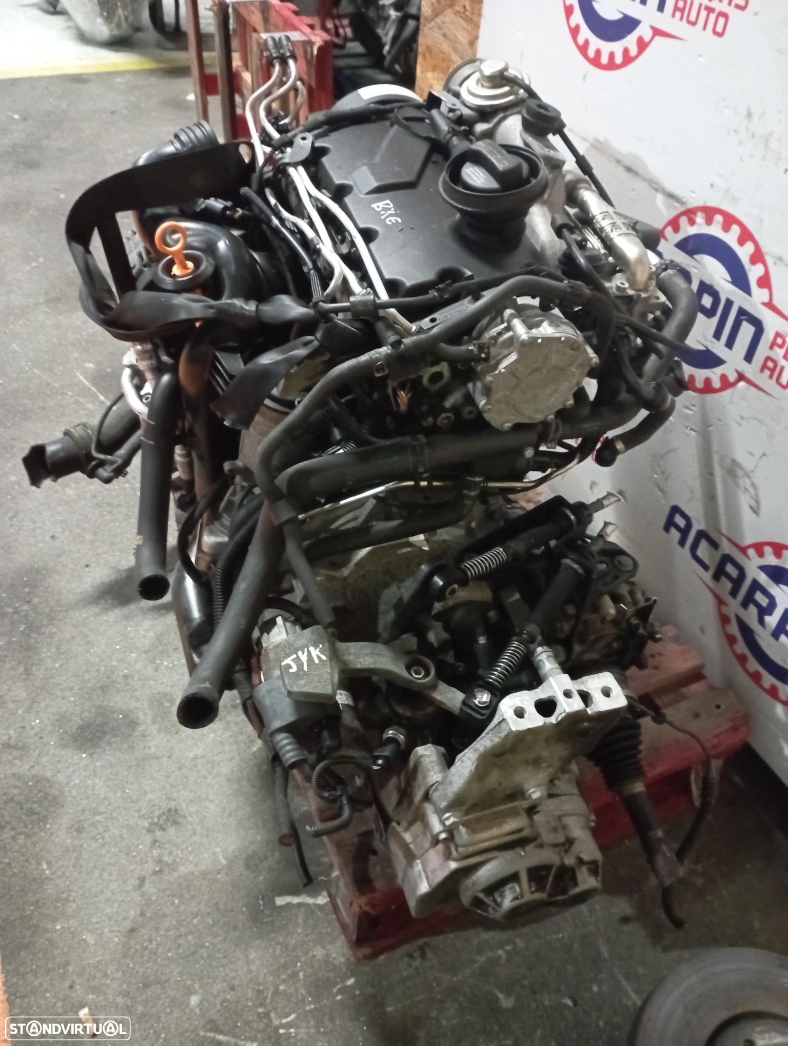 Motor VW Golf V/Passat/Touran/Seat Leon/Audi A3/Skoda Octavia 1.9 Tdi Ref: BXE - 3