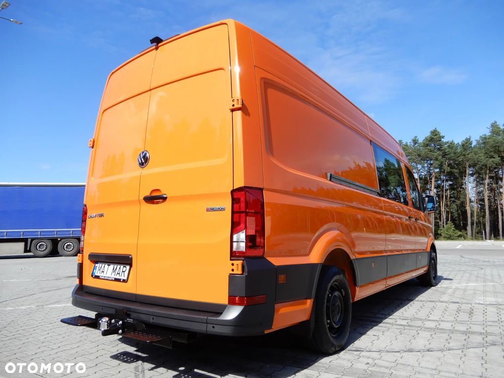 Volkswagen Crafter 4Motion 4X4 2.0 TDI 177 KM Automat 8-Mio Biegowy MIXTO Doka Brygadowy Dubel 6-Cio Osobowy+952 Kg Ładowność HAK 3000 Kg Blaszak Furgon L4H2 Rozstaw Osi 4490 mm GWARANCJA FABRYCZNA Stan Auta Jak NOWY OKAZJA - 9