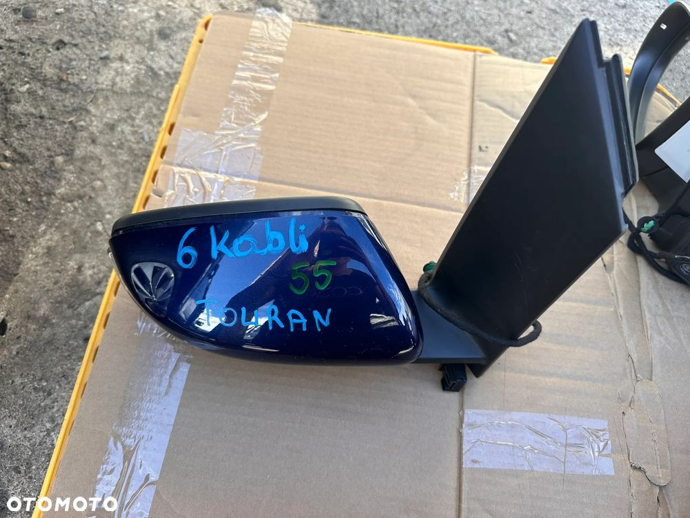 Lusterko prawe VW Touran 1T 1T0 6K 6 kabli 11-15 rok - 1