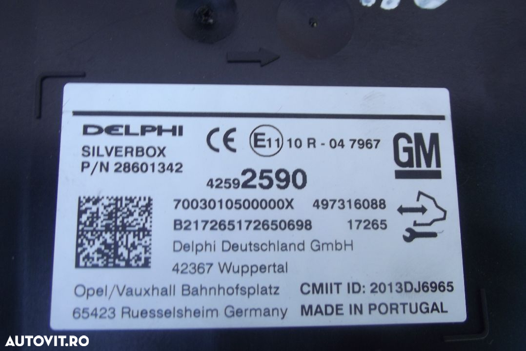 Modul control Opel Mokka Mokka x modul confort dezmembrez mokka 1.6cdti euro 6 - 2