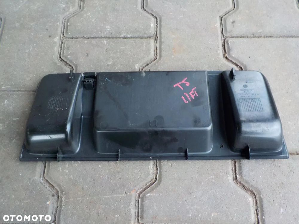 VW T5 LIFT PÓŁKA SCHOWEK PLASTIK ZAŚLEPKA DESKI 7E0857922F - 3