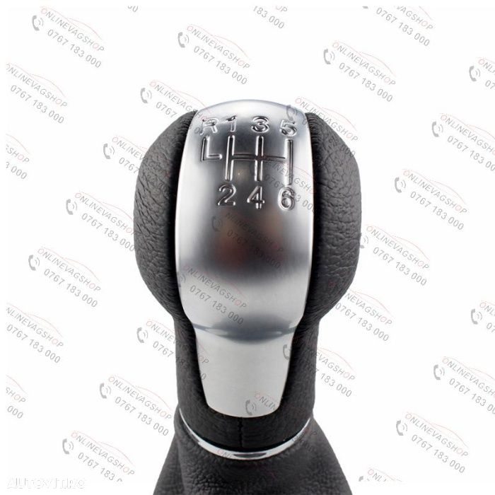 Nuca piele cu manson schimbator 5-6 viteze Seat Leon 1P, Altea, Toledo - 4