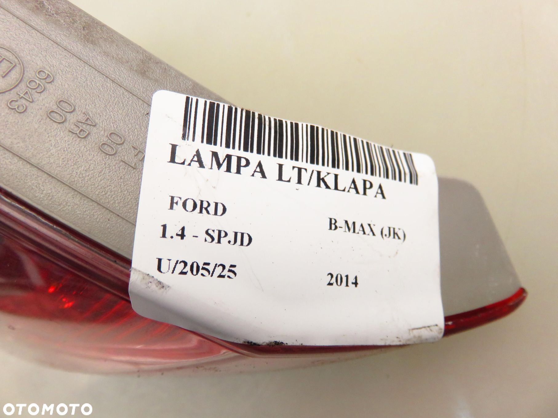 LAMPA LEWA TYLNA KLAPA FORD B-MAX (JK) AV1113A603AG - 11