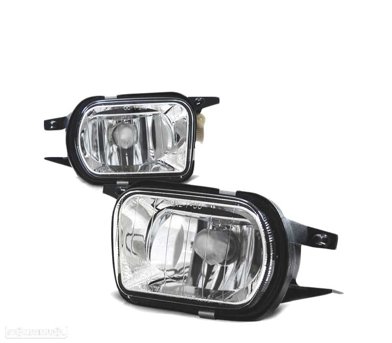 FAROIS NEVOEIRO MERCEDES SLK R170 W203 96-04 CROMADO - 1