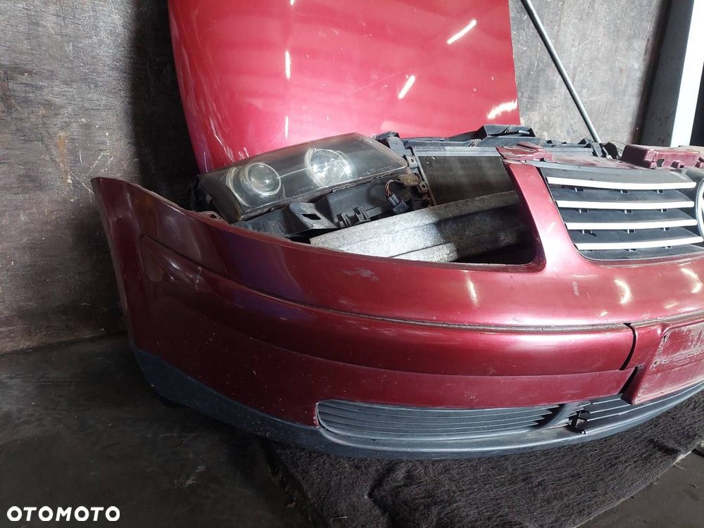 KOMPLETNY PRZÓD MASKA ZDERZAK PRZÓD LAMPY VOLKSWAGEN PASSAT B5 LB3Y - 6