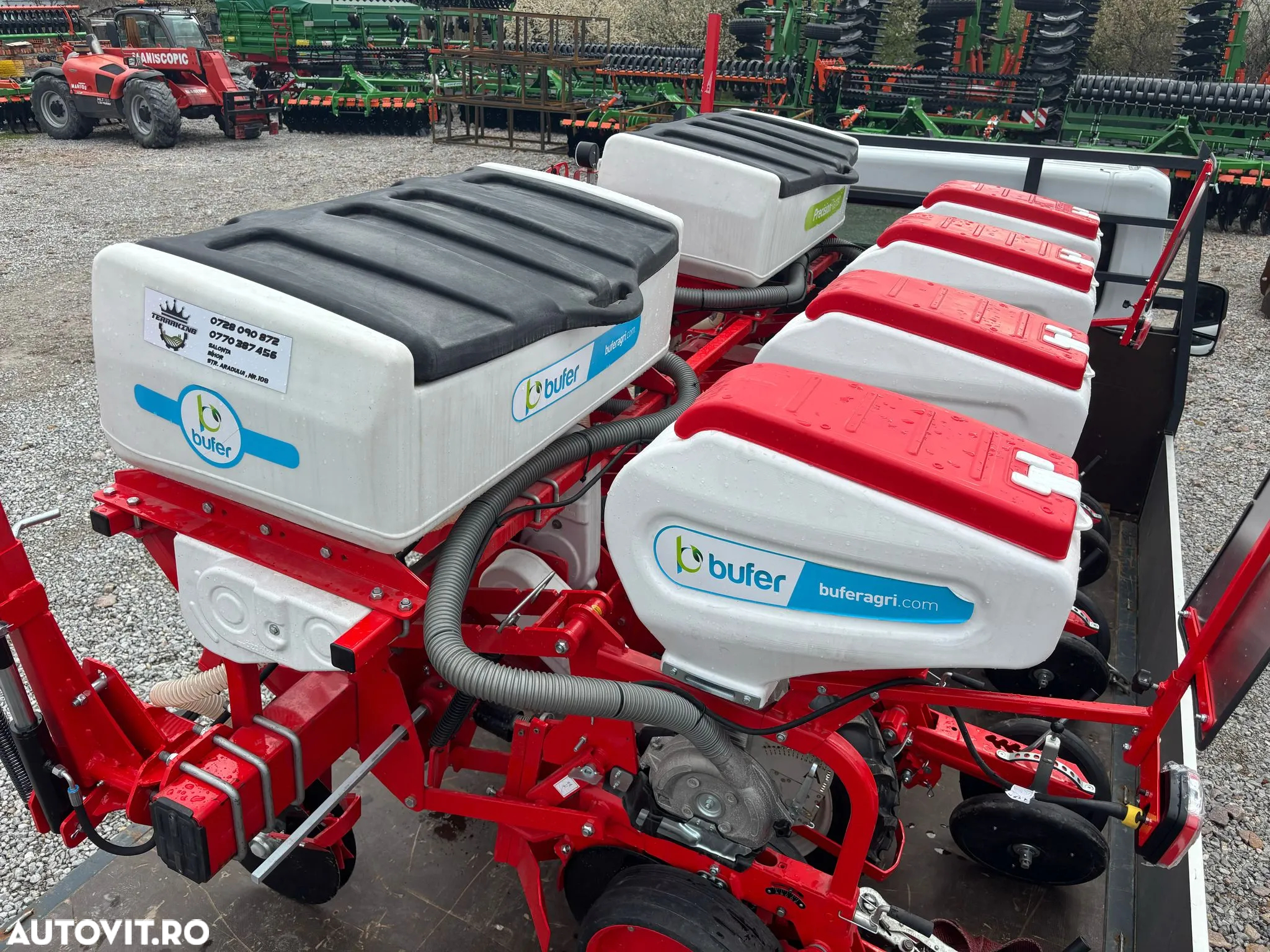 Terraking Semănător plante prășitoare 4-6-8 rânduri BUFER - 4
