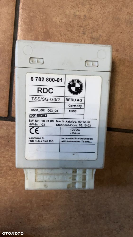BMW E60 E63 E65 E70 E71 E90 E92 MODUŁ STEROWNIK CIŚNIENIA OPON RDC 6782800 - 2