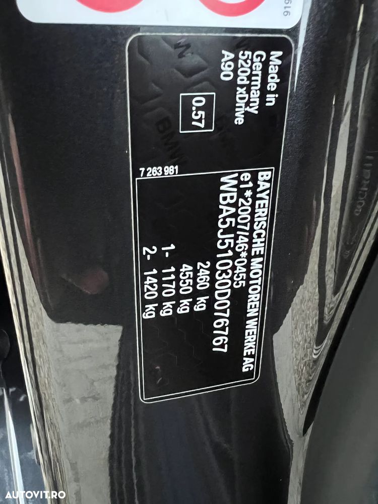 BMW Seria 5 520d xDrive Aut. Luxury Line - 8