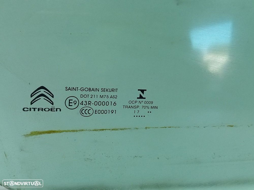 Vidro porta frente direita CITROËN C4 Grand Picasso II (DA_, DE_) - 2