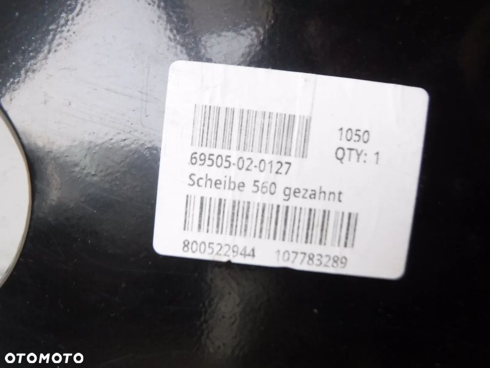 Talerz SAPHIR 69505-02-0127 do Krótkiej Brony Talerzowej 560 mm ks 304 303 403 503 - 2