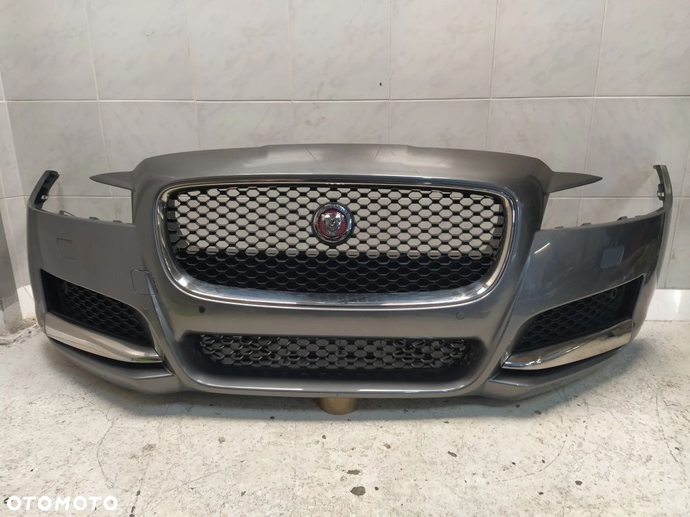 JAGUAR XF X260 ZDERZAK PRZÓD PRZEDNI KOMPLETNY 4XPDC SPRYSKIWACZE GRILL ATRAPA CHŁODNICY ZNACZEK WIĄZKA ORYGINAŁ - 2