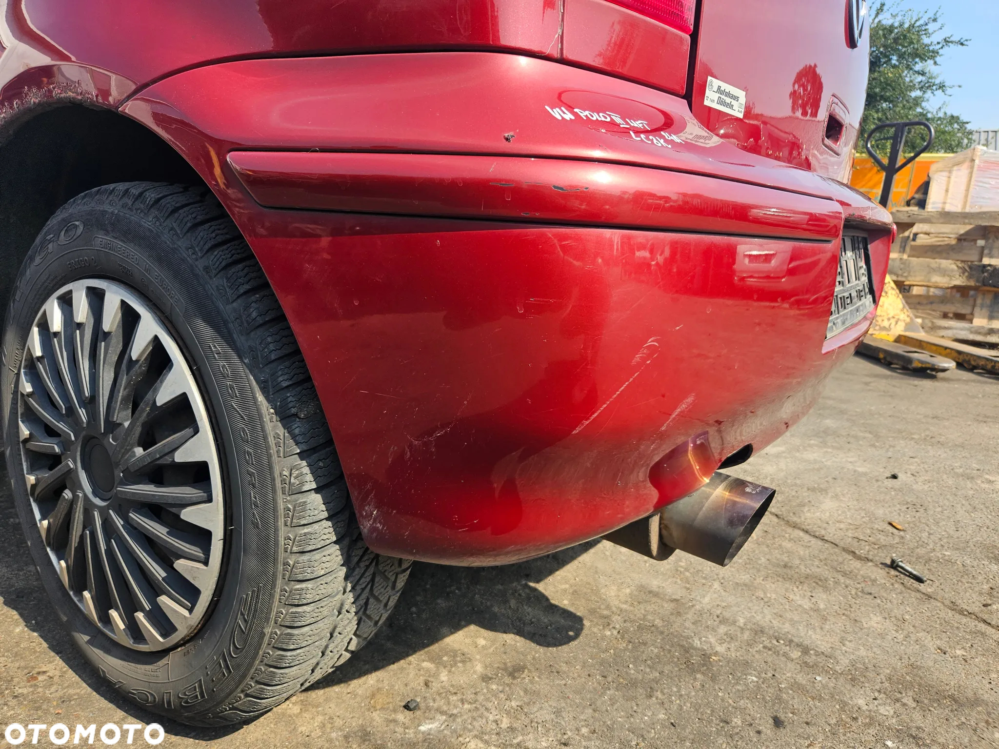 VW POLO III LIFT 6N2 ZDERZAK TYŁ TYLNY TYLNI LC3K - 2