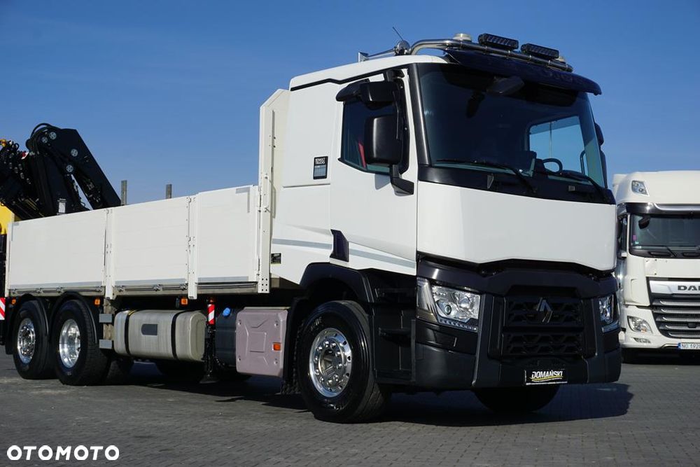 Renault T 380 / 6 X 2 / SKRZYNIOWY + HDS / HIAB 302 E-5 / PILOT / OŚ SKRĘTNA - 28