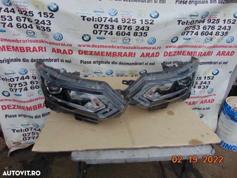 Far Nissan Qashqai facelift 2017-2020 faruri stanga dreapta nissan qas - 2