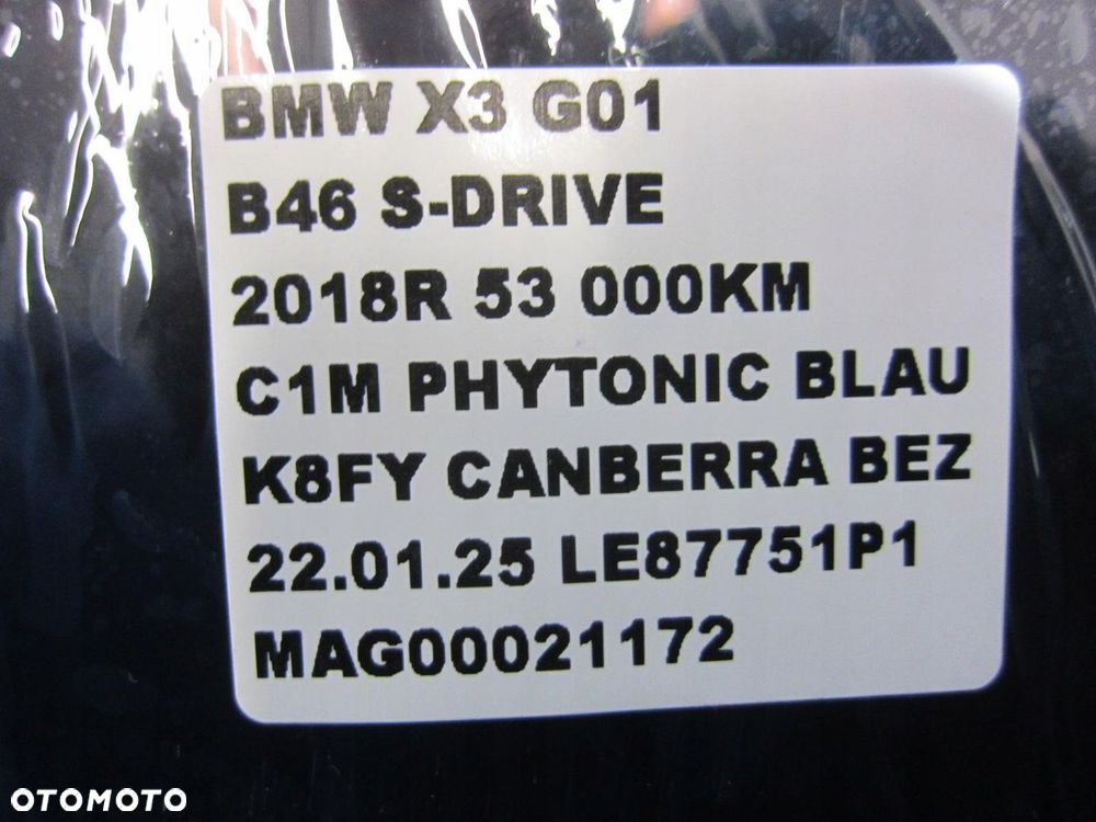 BMW X3 G01 EKRAN WYŚWIETLACZ MONITOR NAWIGACJI 10,25 6841920 65508802007 - 11