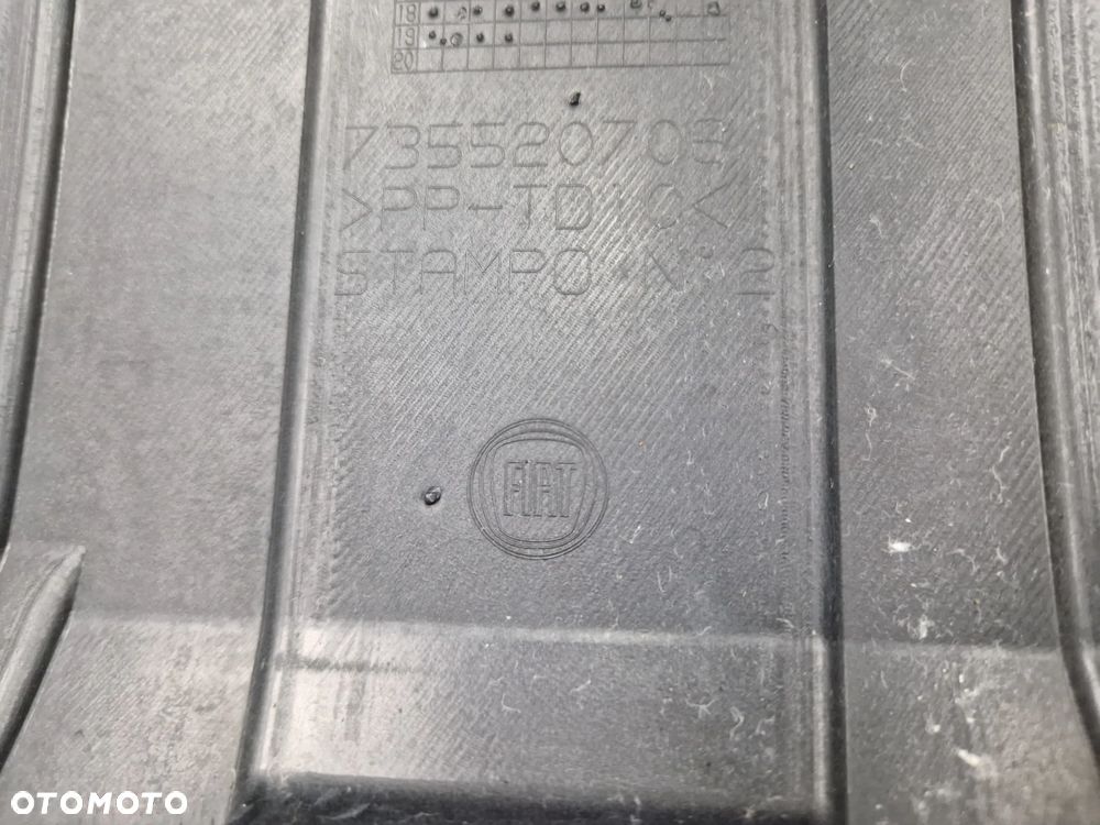 Zderzak tył tylny Fiat Panda III kompletny z czujnikami parkowania - 11