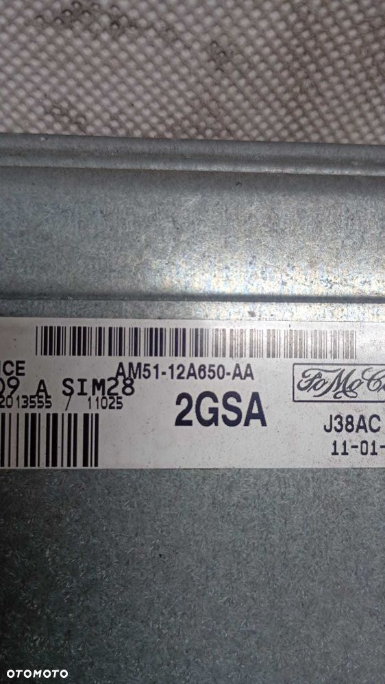 Sterownik silnika Ford FOCUS MK2 1.6b 100km Duratec 4M51-12A650-AA - 3