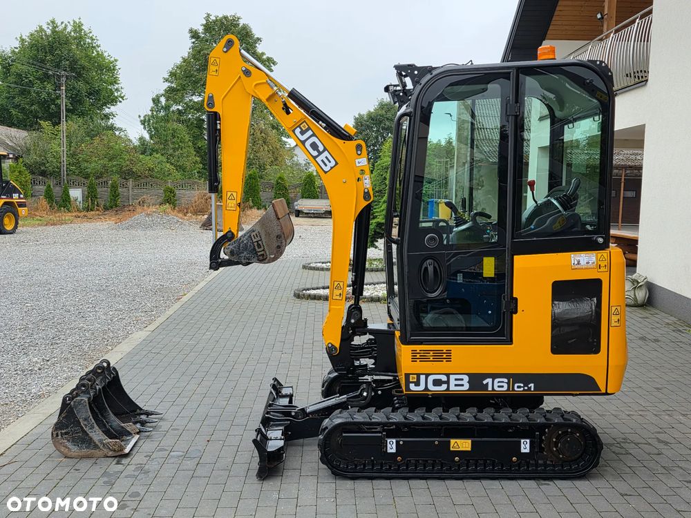 JCB JCB 16 C-1 mini koparka 3 łyżki szybkozłącze 19c1 sprowadzona 8018 serwisowana - 1