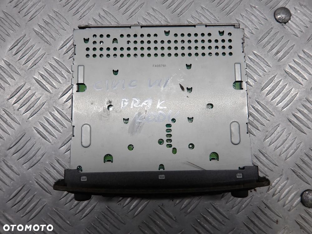 HONDA CIVIC VII 5D 1.4B HB RADIO BRAK KODU 39100-S6A-G000 - 2