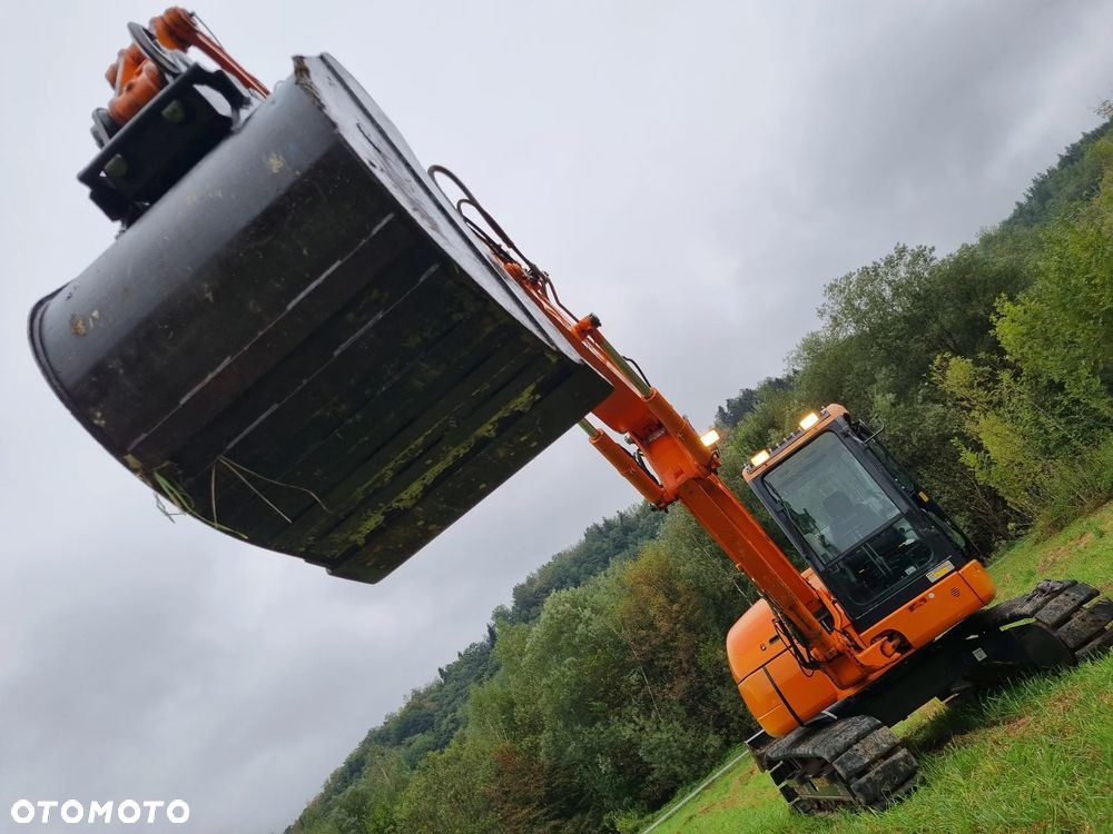Komatsu Koparka Gąsienicowa 8 ton PC80MR-3 z Norwegii jak Nowa 2017rok 3100mtg 3x ramie łamane Klima ser.DEKRA pompa paliwa centr. smarowanie - 39
