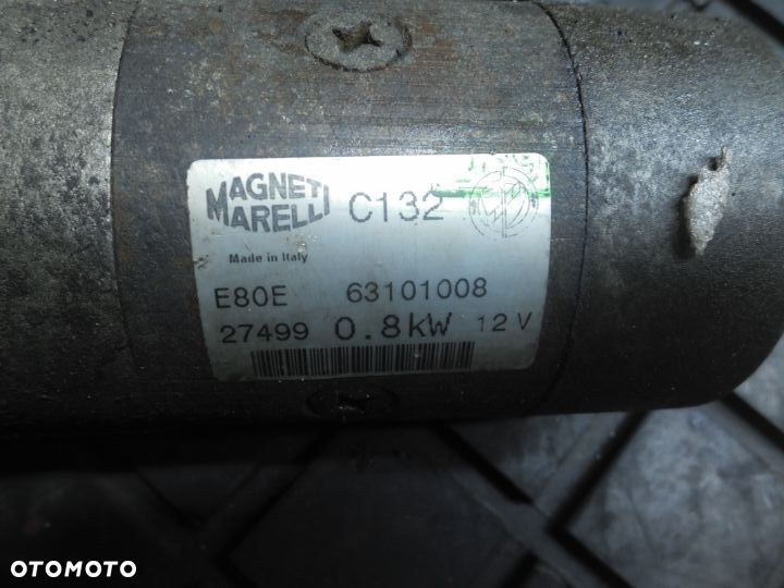 Magneti Marelli 63101008 rozrusznik Rozrusznik Fiat Seicento 1,1 B 1999r. 63101008 POSIADAM 2 SZTUKI - 2