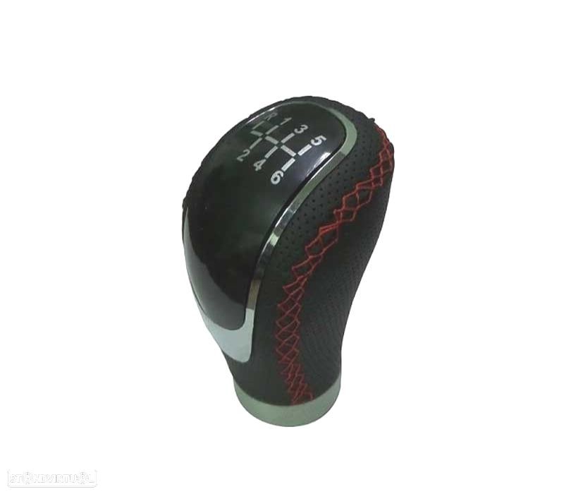 MANETE DE VELOCIDADES COSTURA VERMELHA - 1