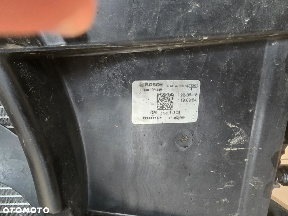 Chłodnica Wentylator Opel Astra K 39155083 - 7