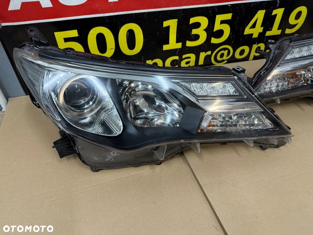 TOYOTA RAV 4 IV 12-15 LAMPA LEWA PRAWA PRZÓD SOCZEWKA LED ANGLIK - 2