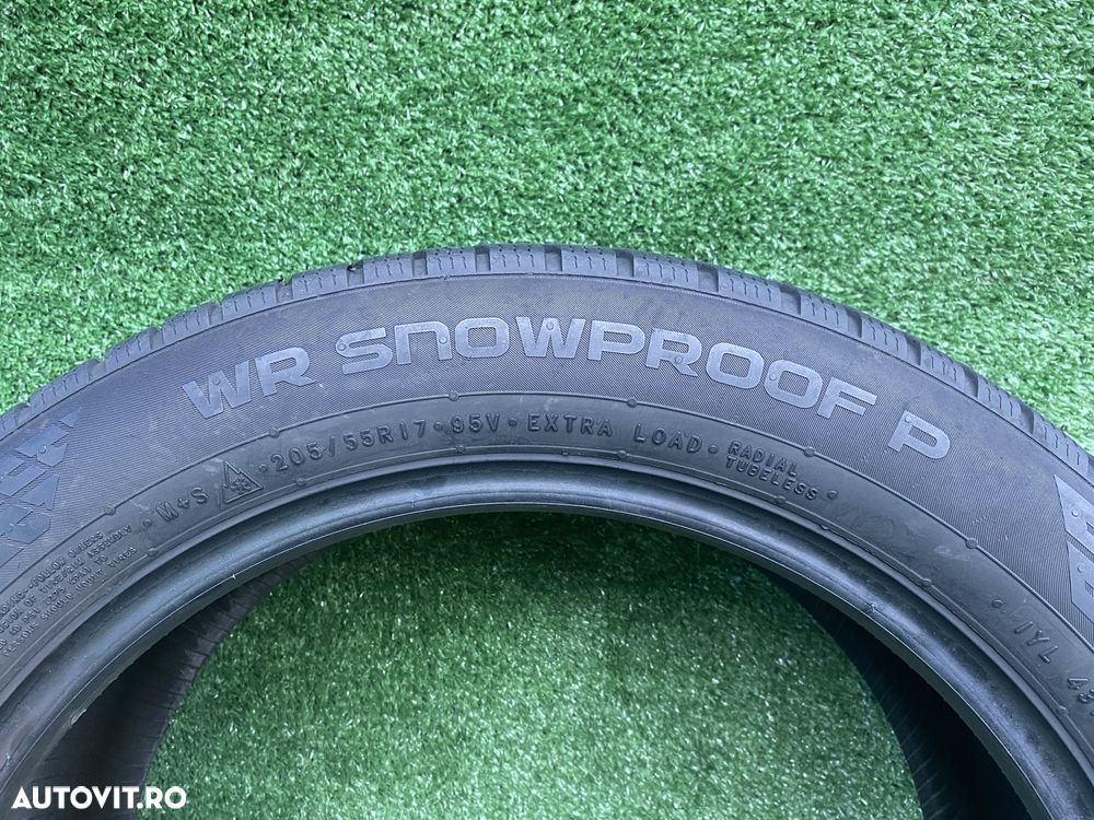 Set 4 anvelope iarna Nokian WR Snowproof 205 55 17 99V Dot3521 6,1mm - 4