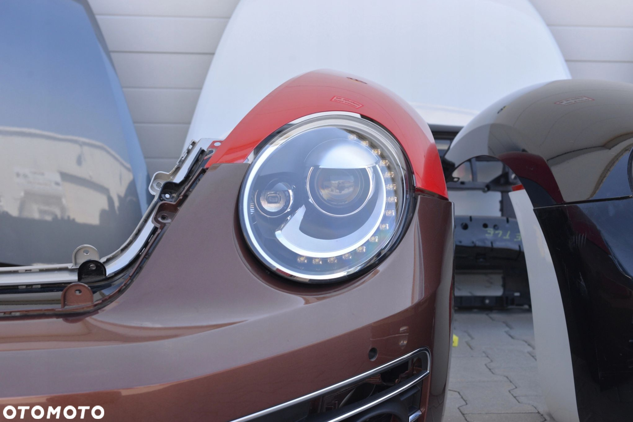 MASKA ZDERZAK BŁOTNIK LAMPA H7 XENON PAS BELKA VW BEETLE 5C 11-18 - 10