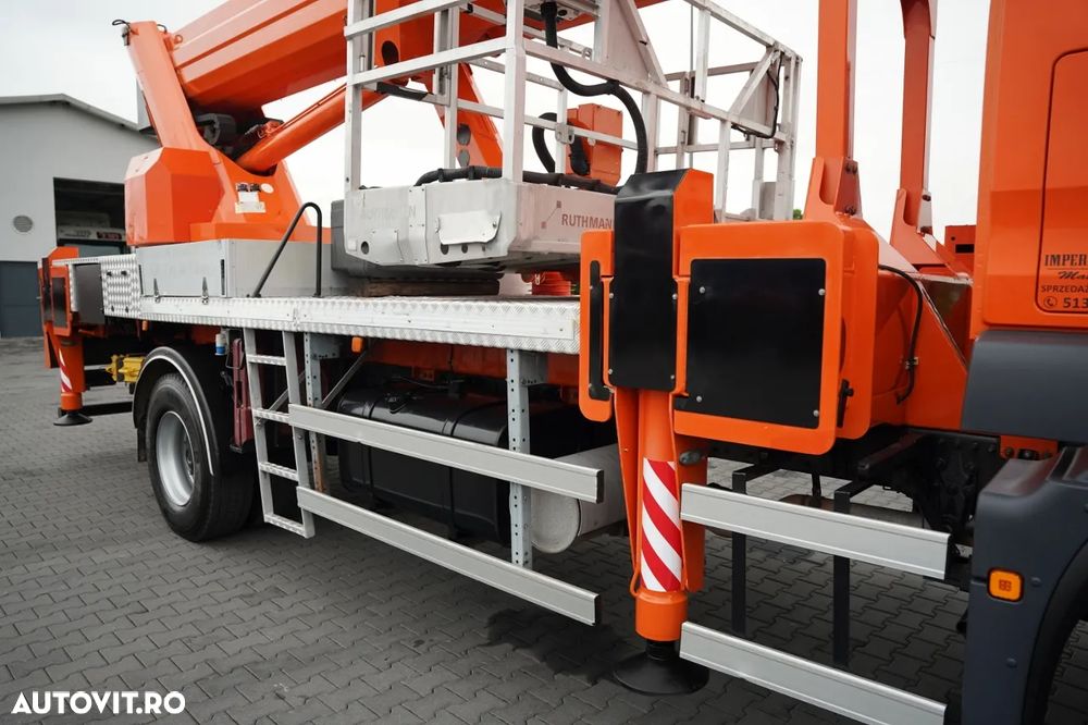 MAN TGM 18.290 / 4x4 / BRAȚ CU COLIVIE / ÎNĂLȚIME DE LUCRU 46M / MANUALĂ - 25