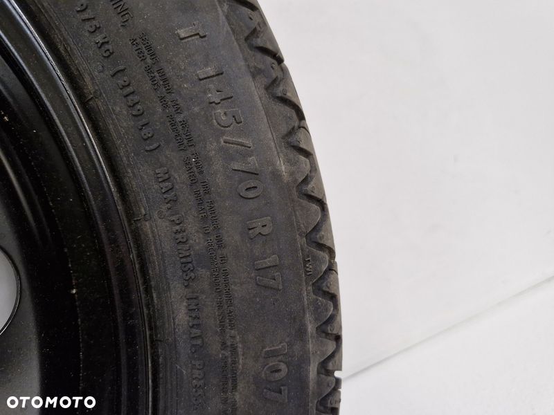 RENAULT SCENIC 4 IV KOŁO DOJAZDOWE ZAPASOWE 17 CALI 5x114.3 145/70/R17 4.5J ET45 - 5