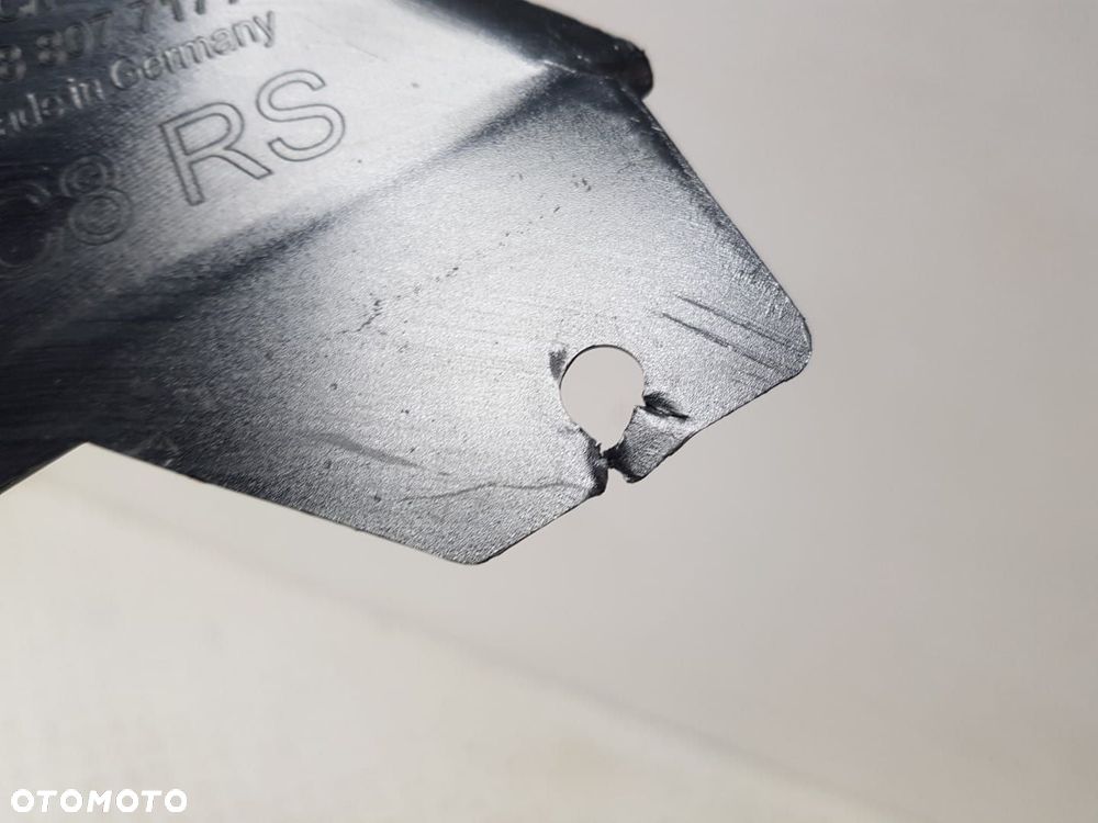 ORYGINALNY SPOILER PRZÓD ZDERZAKA PRZEDNIEGO AUDI RS6 C8 4K 18-25 4K8807717A - 4