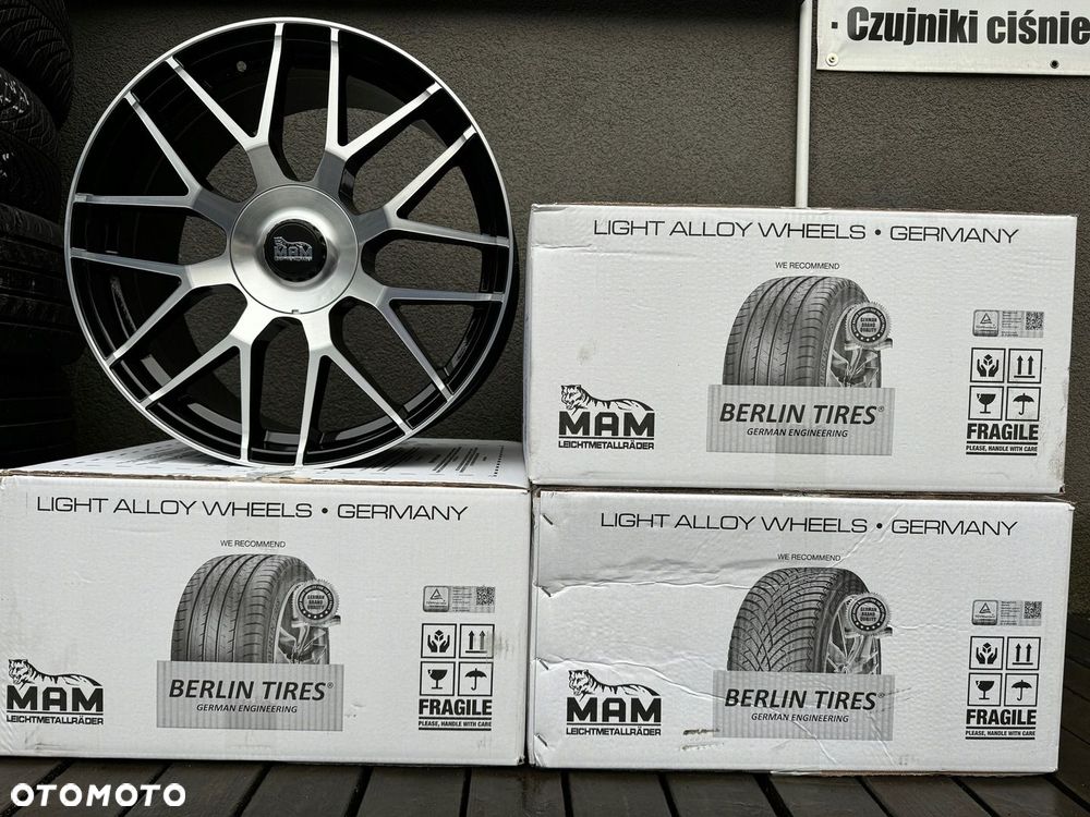 Felgi 19cali MAM Mercedes Klasa A C CL E S AMG 5x112 ET45 - 1