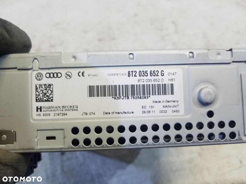 radio nawigacja audi a5 8t 8t2035652g - 3