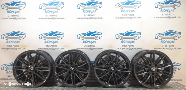 JANTES BMW PACK M STYLE 207 207M 17 POLEGADAS 7.5J ET47 5X120 SERIE 1 E81 E82 COUPE E87 E88 CABRIO ORIGINAIS