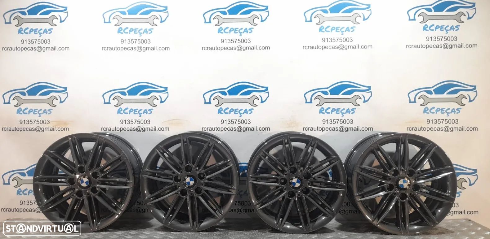 - JANTES BMW PACK M STYLE 207 207M 17 POLEGADAS 7.5J ET47 5X120 SERIE 1 E81 E82 COUPE E87 E88 CABRIO ORIGINAIS - 1