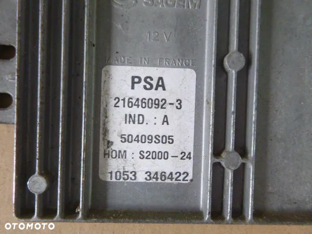 ZESTAW STARTOWY PEUGEOT PARTNER 1.4 8V 21646092-3 - 5