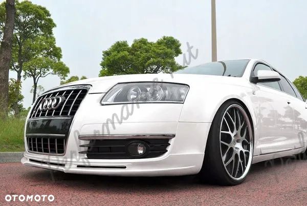 AUDI A6 C6 4F PRZEDNIA DOKŁADKA ZDERZAKA PODKŁAD - 1