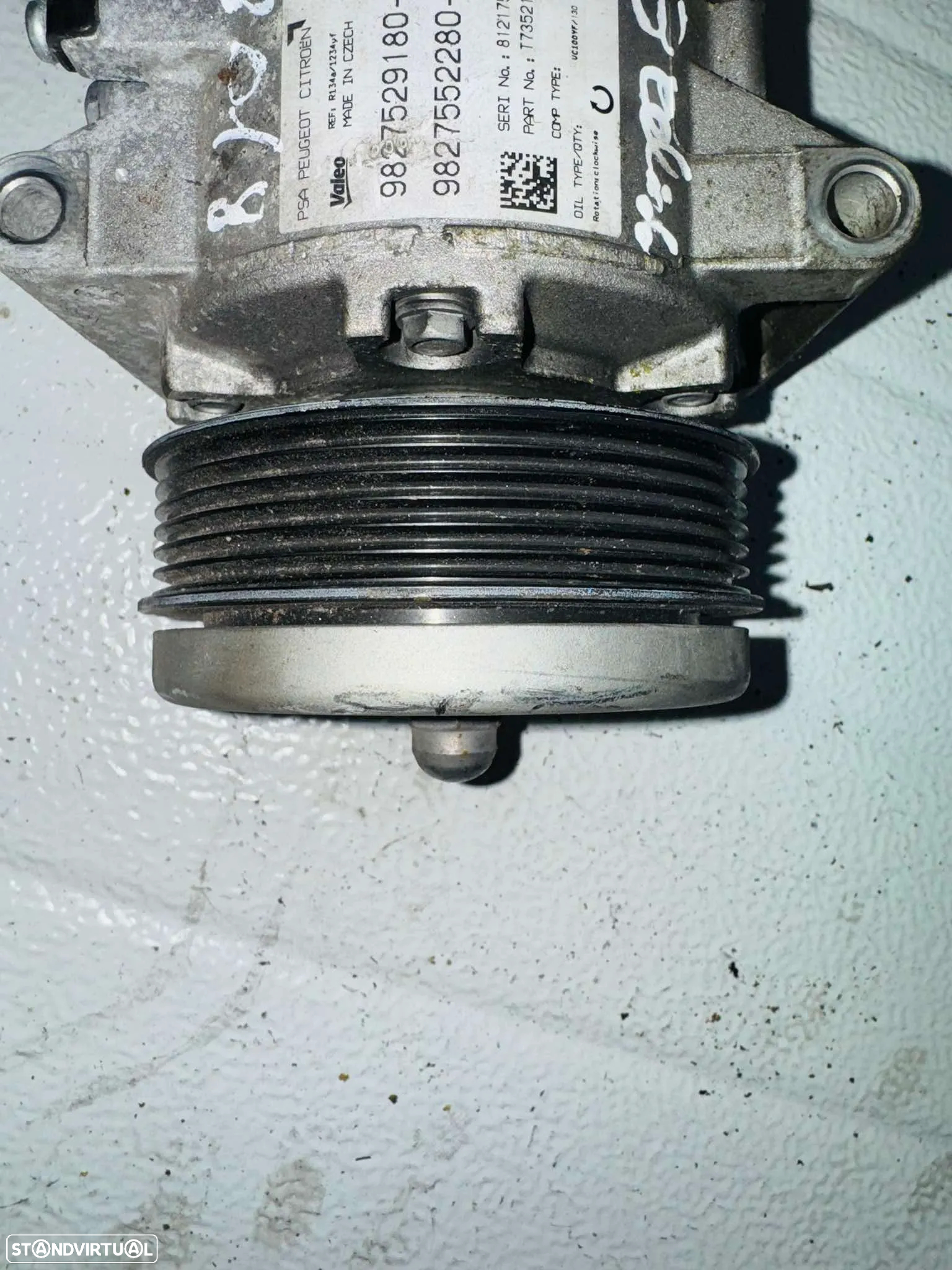 Compressor de Ac Peugeot 208 / 2008 / 3008 1.2 Turbo a Gasolina - 2016 / 2024 - 3