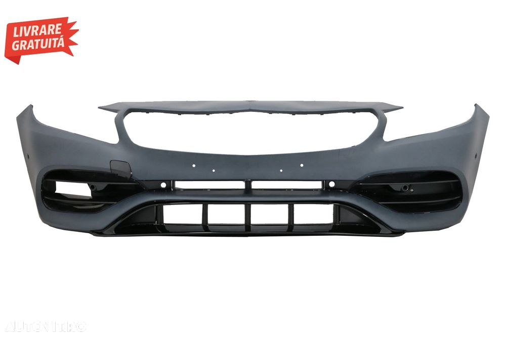 Bara Fata cu Stickere Laterale Gri Inchis Mercedes A-Class W176 (2012-2018) Faceli- livrare gratuita - 2