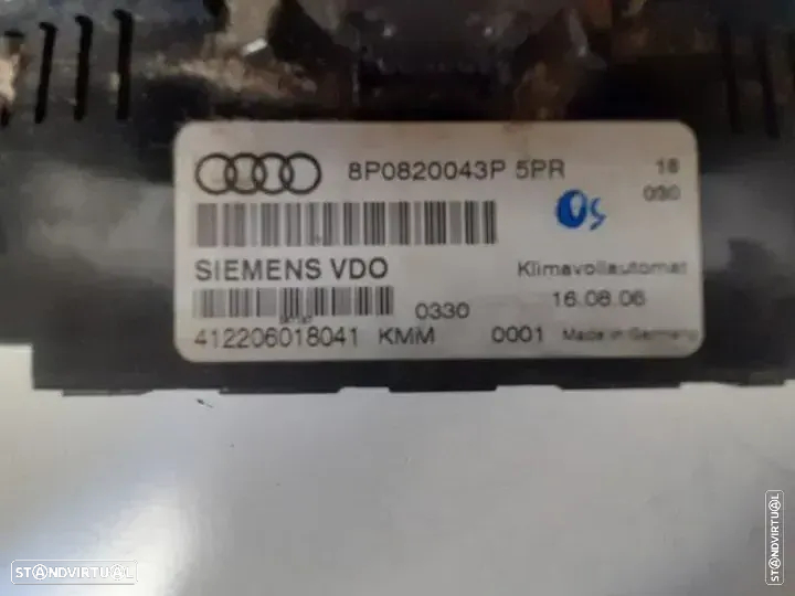 DISPLAY COMANDOS PAINEL CONTROLO AR CONDICIONADO SIMENS VDO 8P0820043P 8P0820043 AUDI A3 8P SLINE - 3