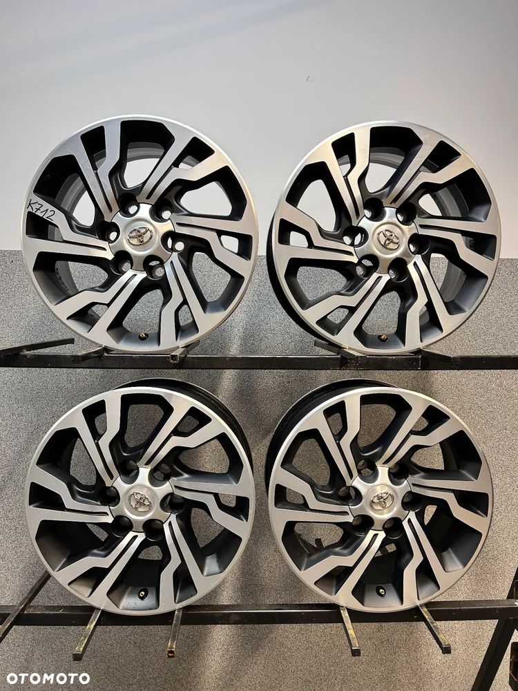 4 FELGI ALU. TOYOTA HILUX, LAND CRUISER  17'' 7,5J  ET30  PC457-0K001 - 1