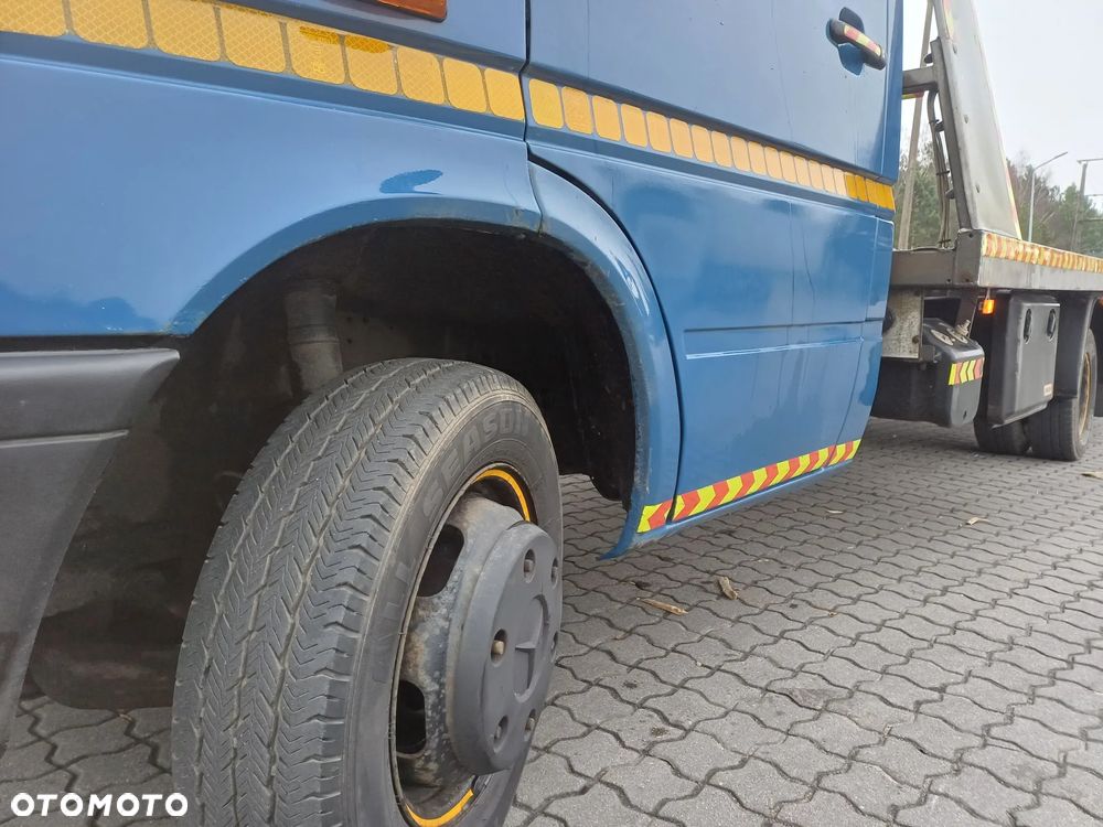 Mercedes-Benz Sprinter 410D Bliźniak 2.9 TD Najazd Autolaweta - 20