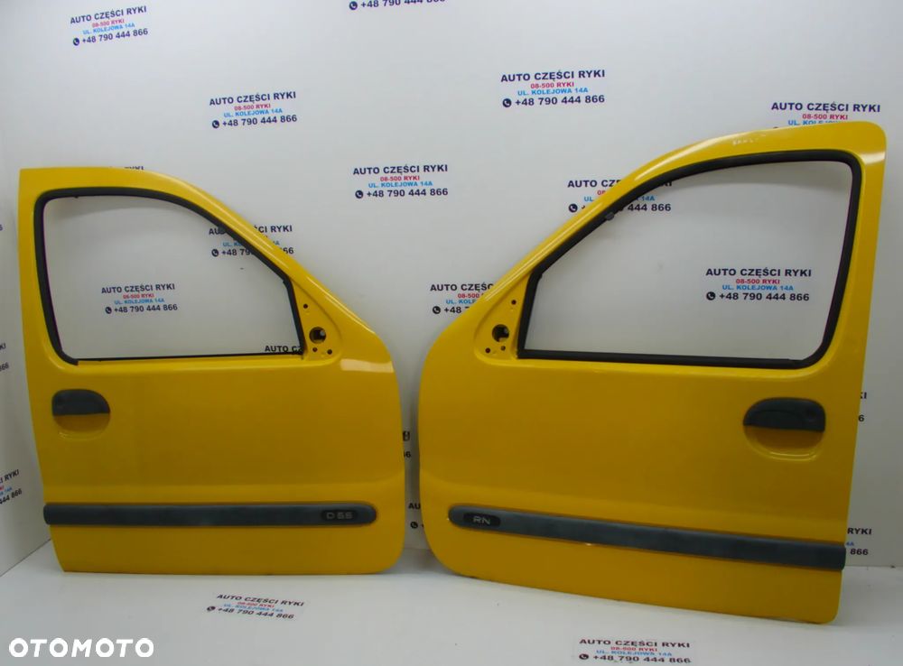Renault kangoo I Drzwi prawe lewe żółte - 1