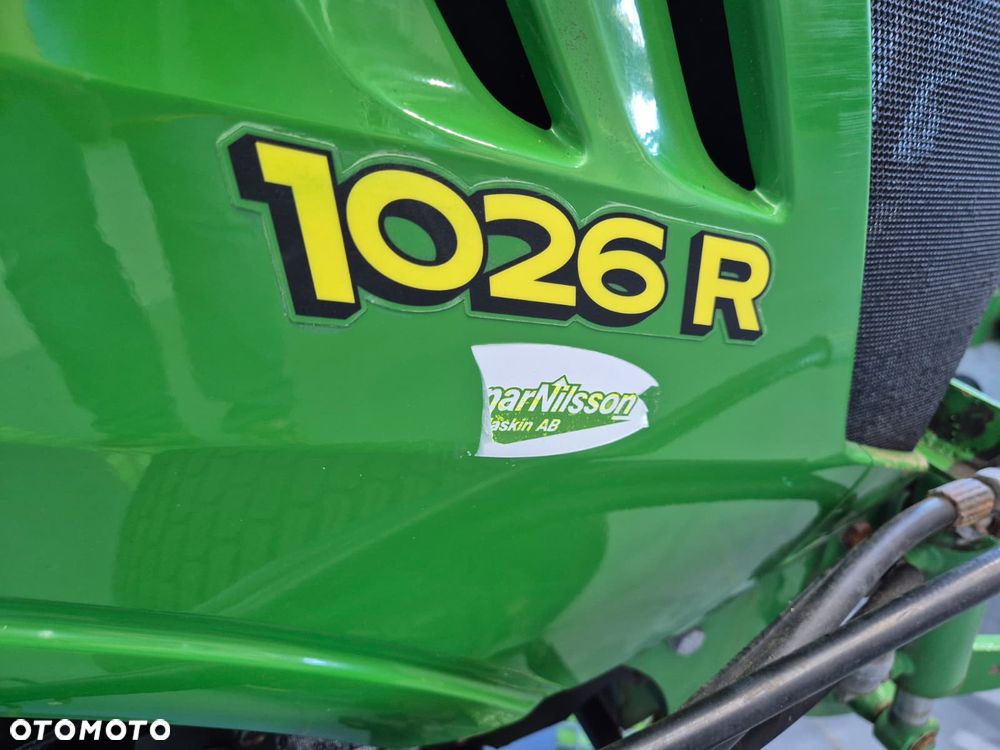 John Deere 1026 R 4X4 / MINI TRAKTOR / PŁUG / SYPIARKA / NOŚNIK NARZĘDZI / STAN IDEALNY / YANMAR / SERWISOWANY / NISKIE MOTOGODZINY - 27