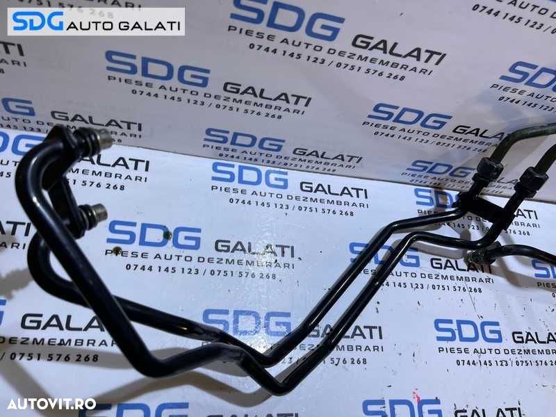 Conducta Conducte Teava Tevi Ulei Lichid Radiator Racire Transmisie Cutie Viteze Automata Skoda Superb 1 2.5 TDI V6 2002 - 2008 Cod 4B0317815A 8D0317819M - 2