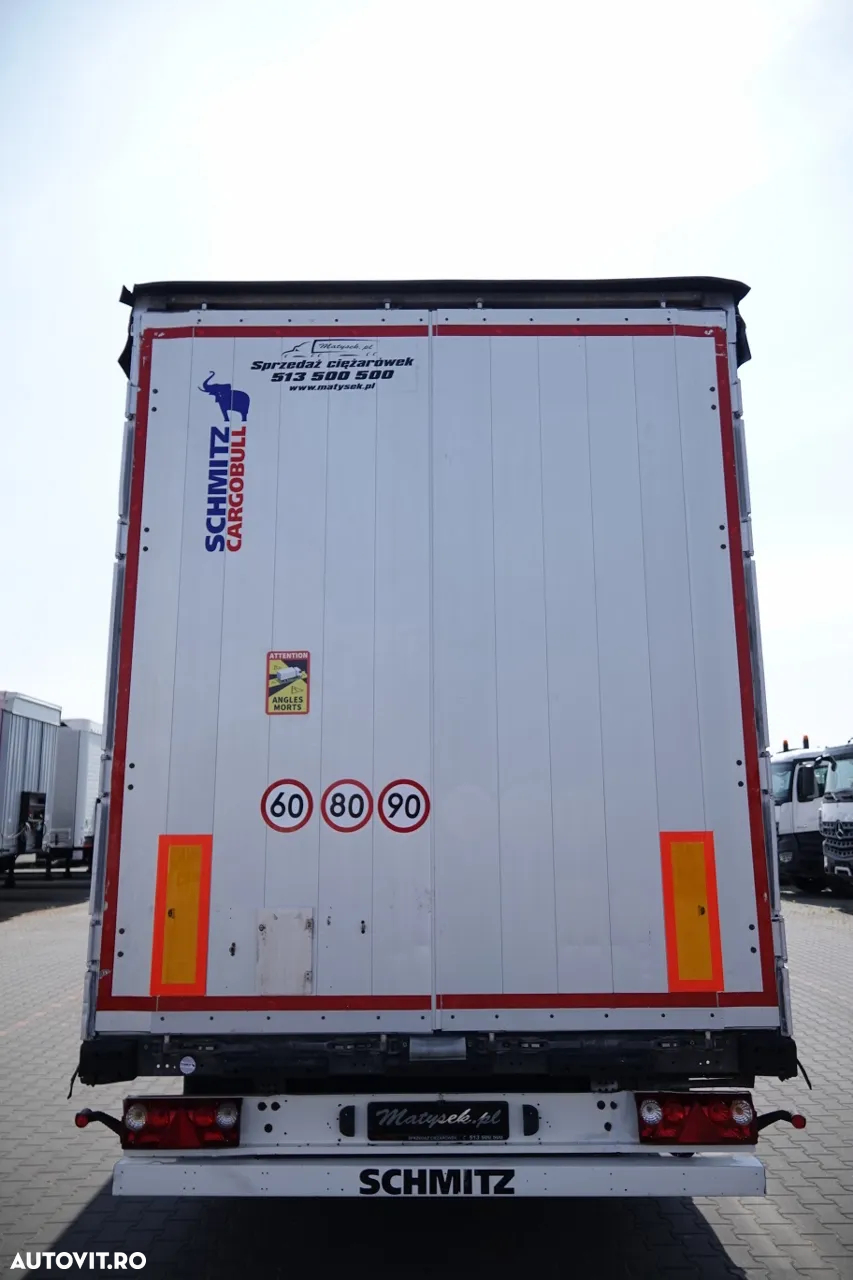 Schmitz Cargobull CORTINĂ / VARIOS / 385/55 R22.5 / ACOPERIȘ RIDICAT - 12
